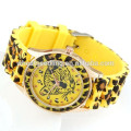 Jugendliche Süßigkeitfarbe Leopard neue Band digitale Armband-Silikongeleeuhr